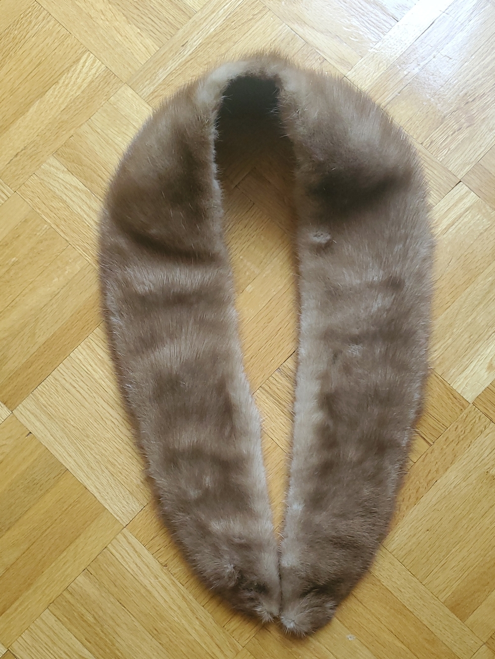 Mink Fur Vintage Collar Scarf